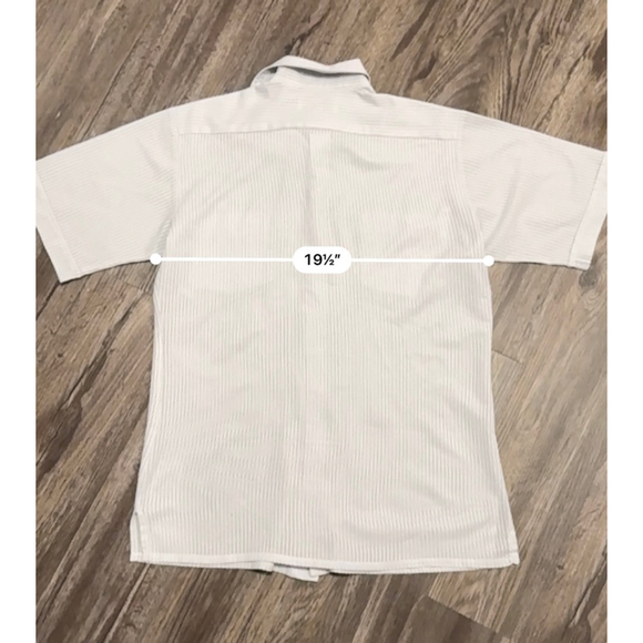 Vintage MAIN Stream Men’s White Casual Pocket Button Down Shirt S Lightweight - Picture 8 of 8